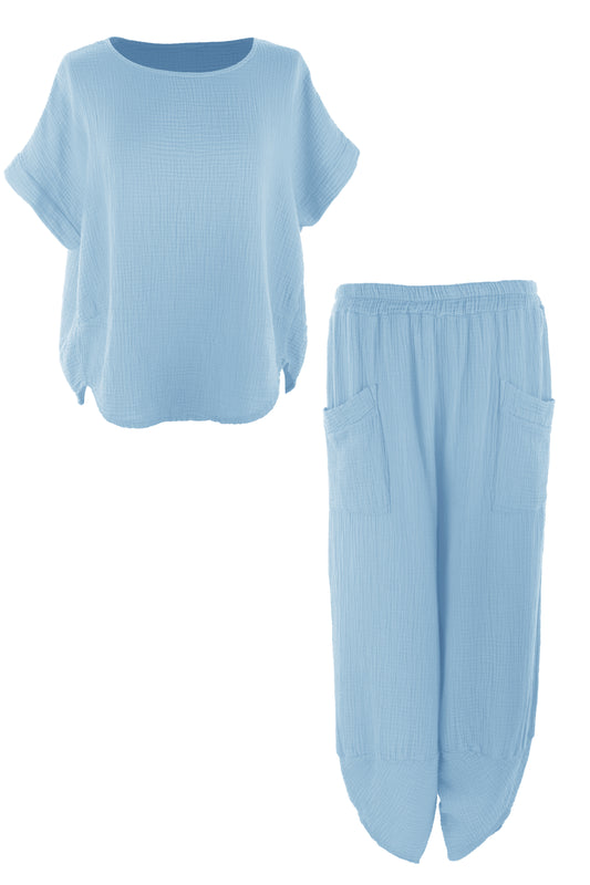 Cheesecloth Cotton Co-Ord Set