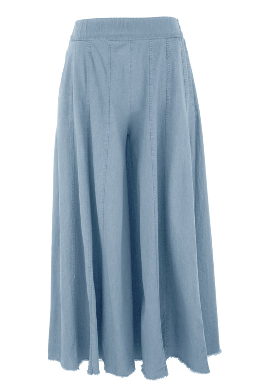 Panel Detail Denim Trouser