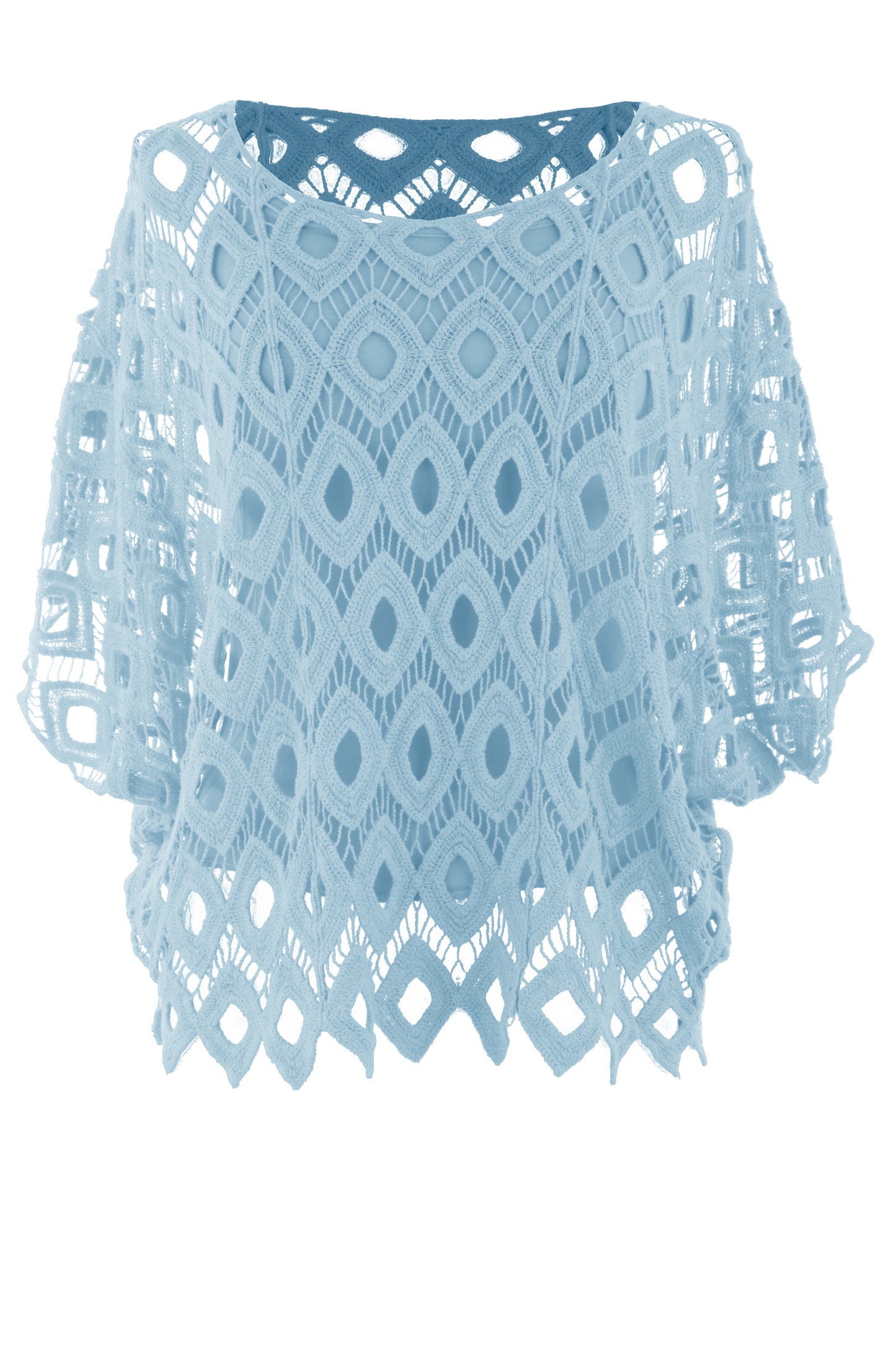 Diamond Crochet Top with Vest