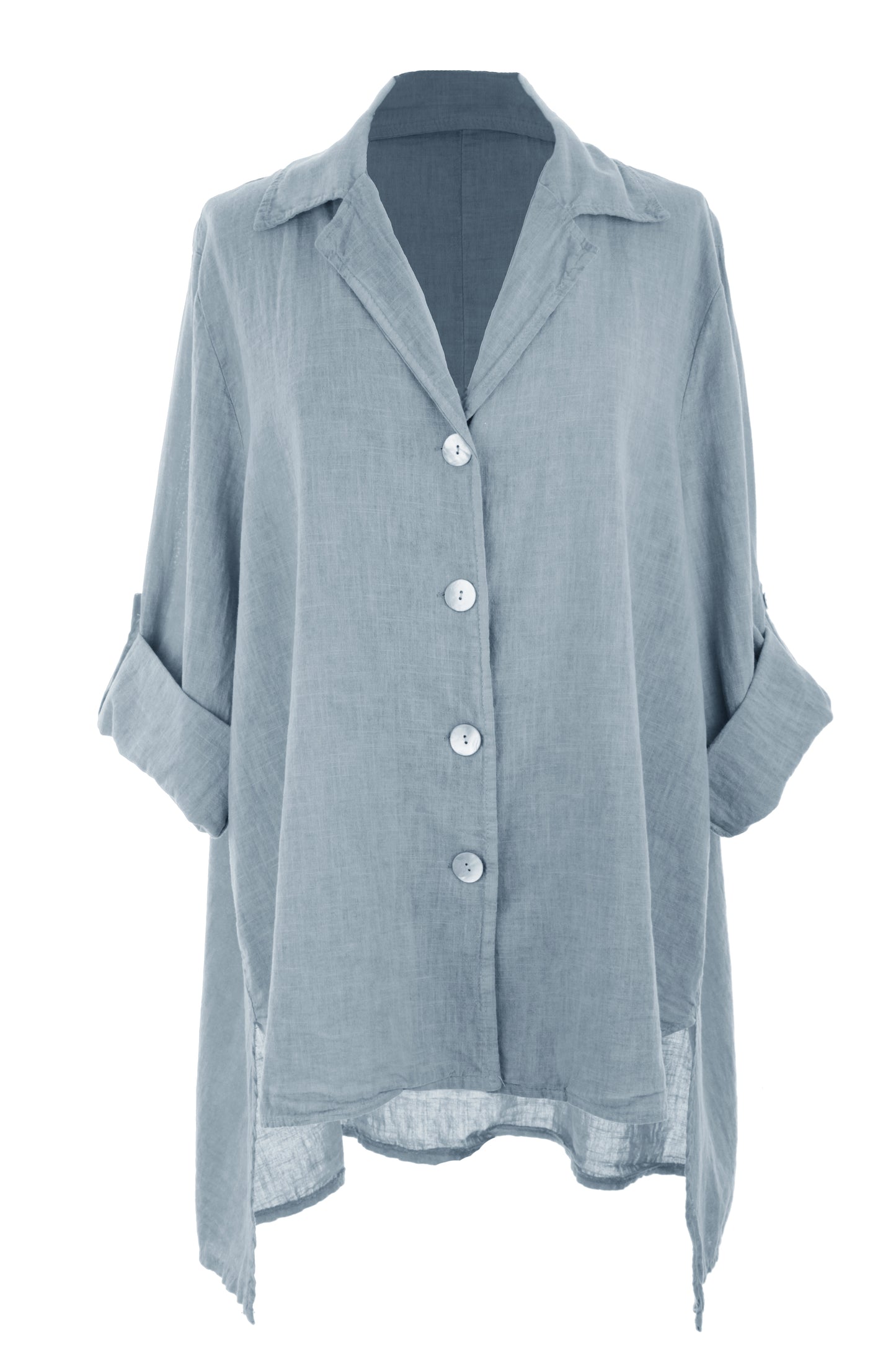 High Low Linen Shirt