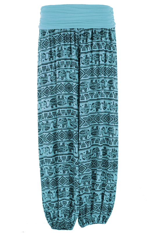 Elephant Print Harem Trouser