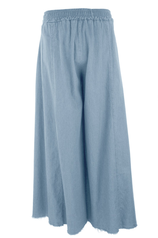 Panel Detail Denim Trouser