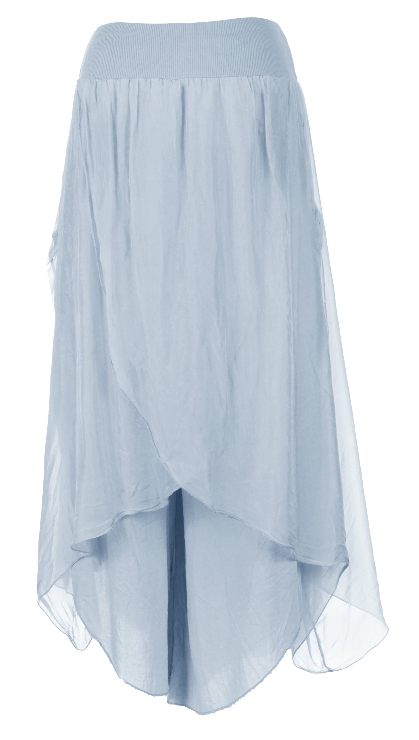 Flap Overlay Silk Trouser