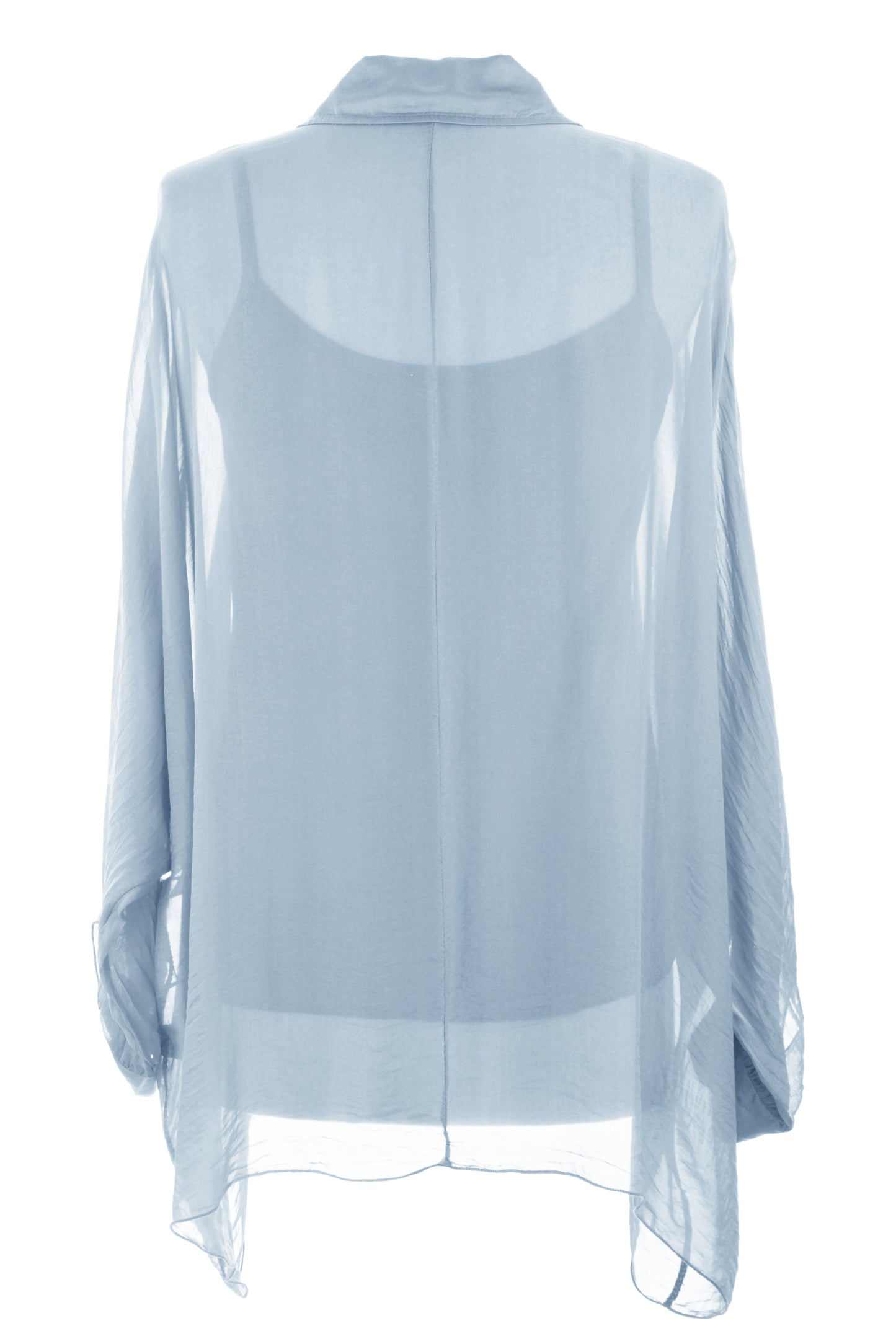 2 Piece Silk Shirt with Vest