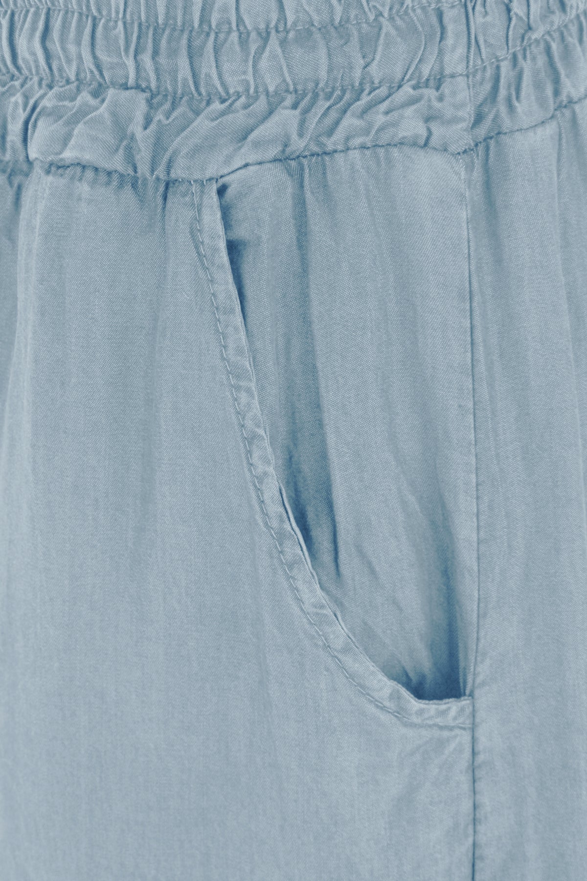 Wide Leg Denim Trouser