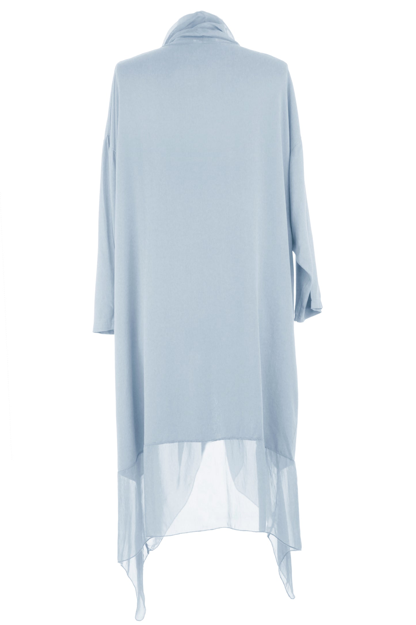 Crossover Silk Panel Tunic