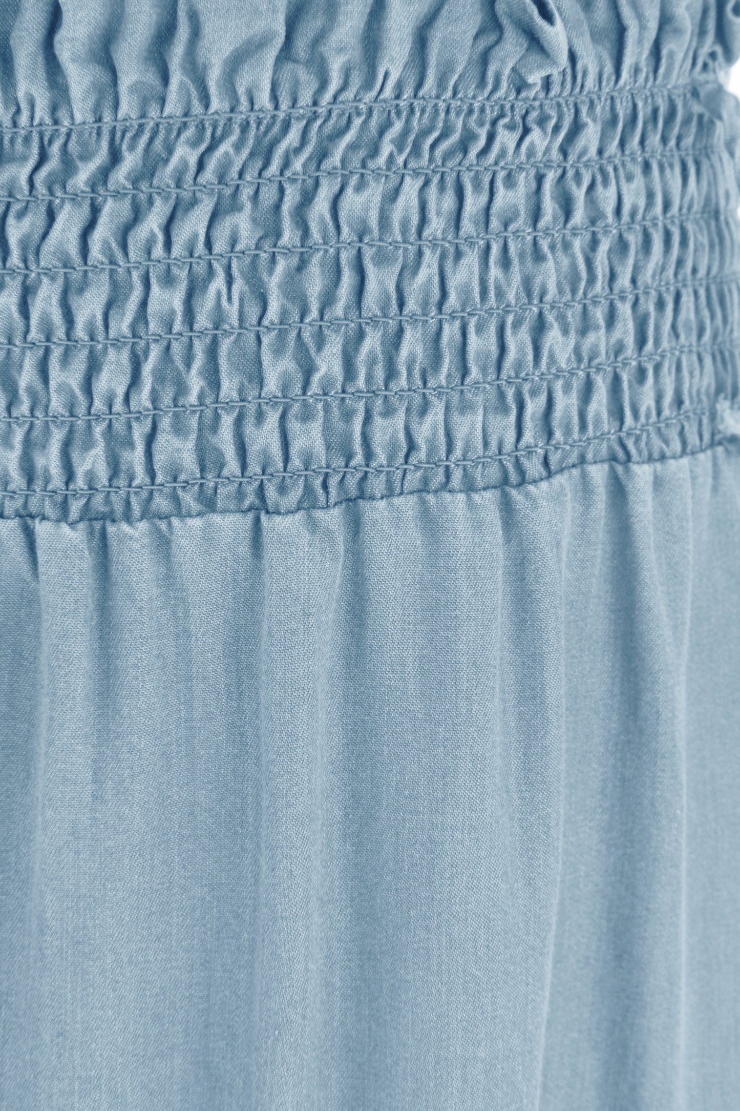 Elasticated Waist Denim Trouser