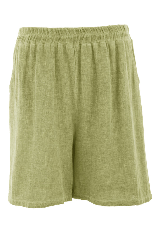 Teabag Linen Shorts