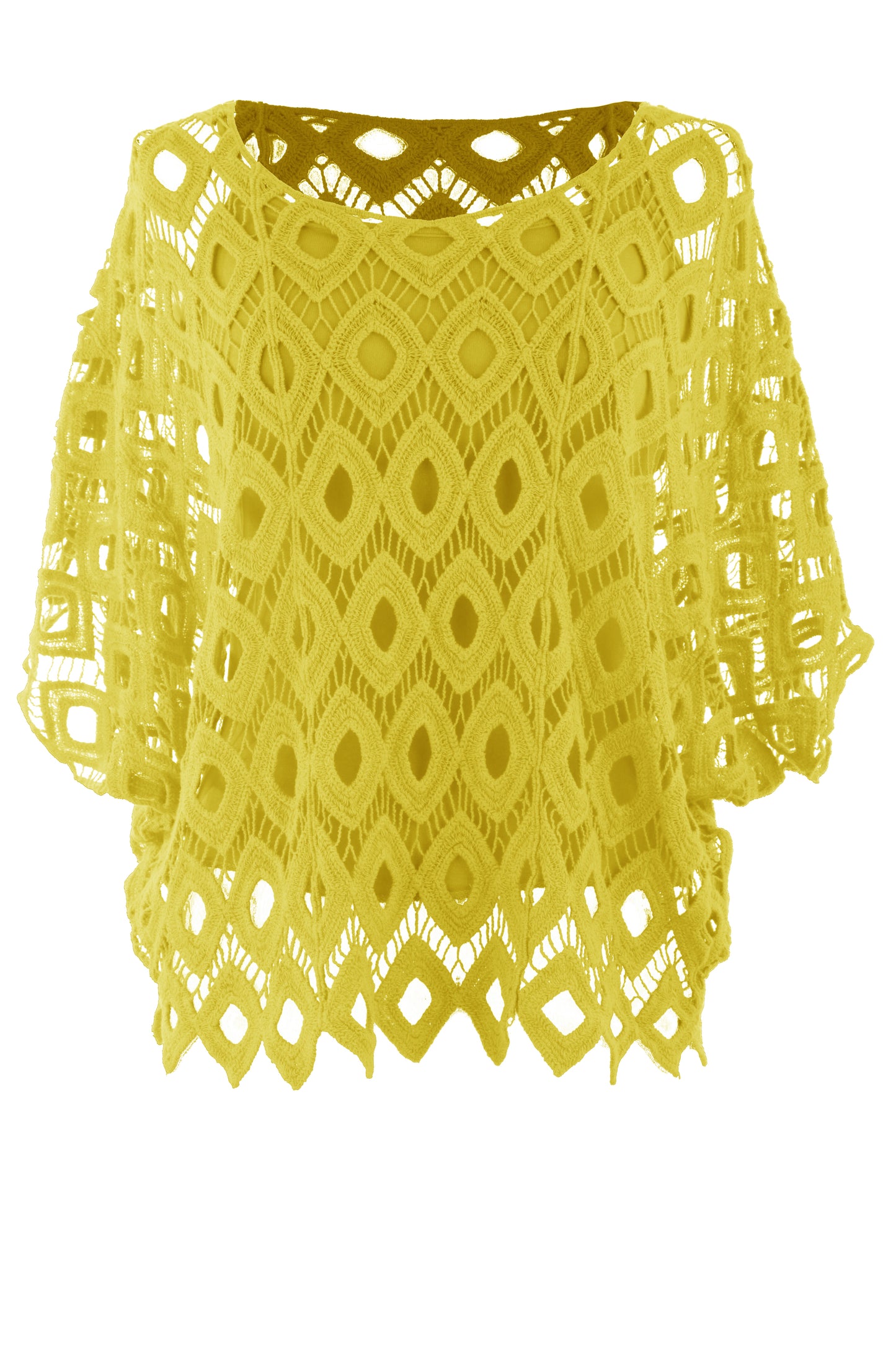 Diamond Crochet Top with Vest