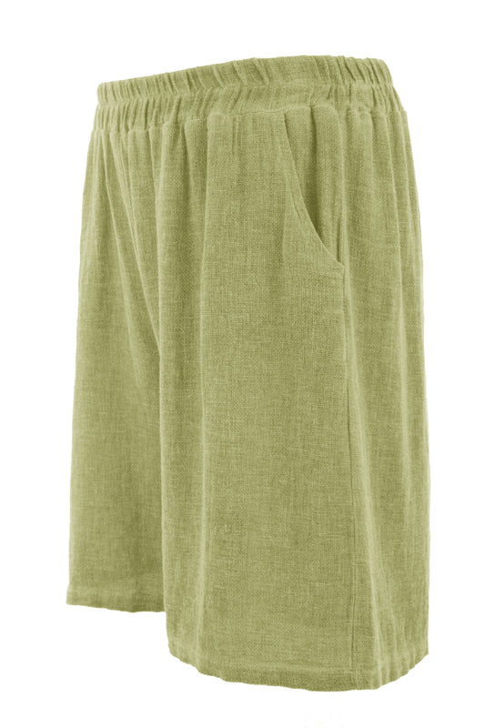 Teabag Linen Shorts
