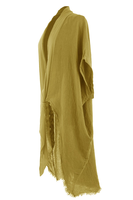 Tie Front Linen Jacket