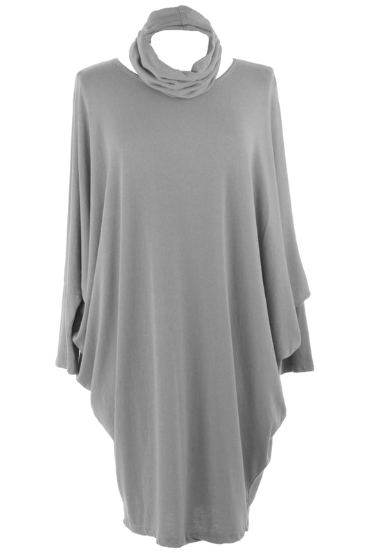 Fine Knit Snood Dress