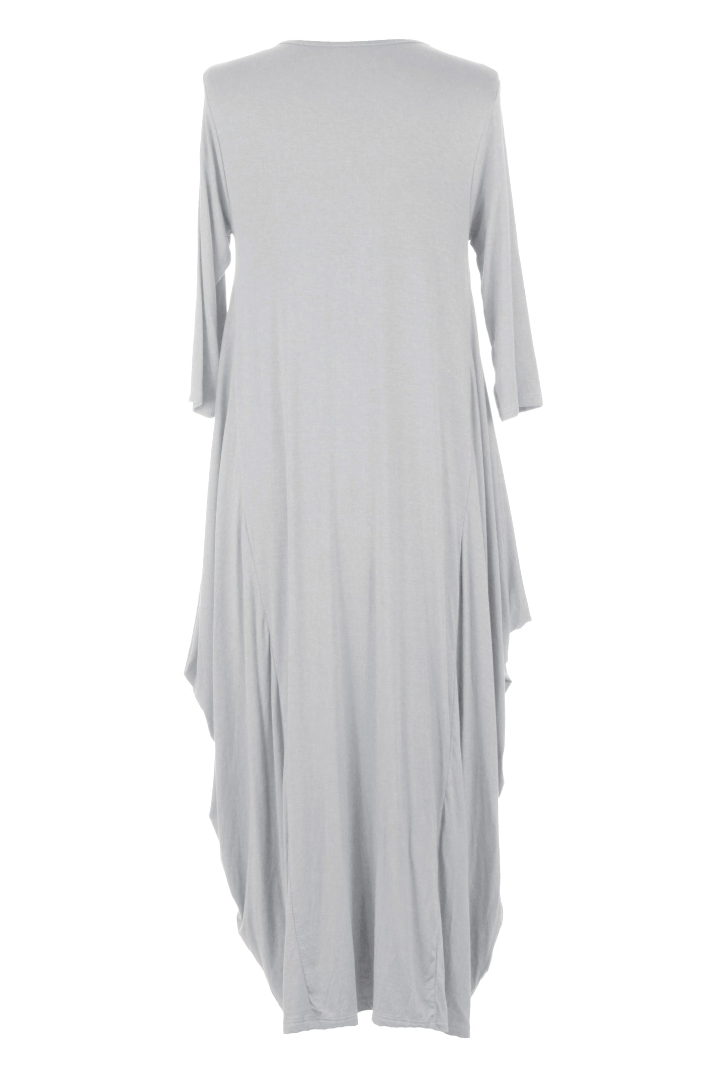 3/4 Sleeve Draped Dress