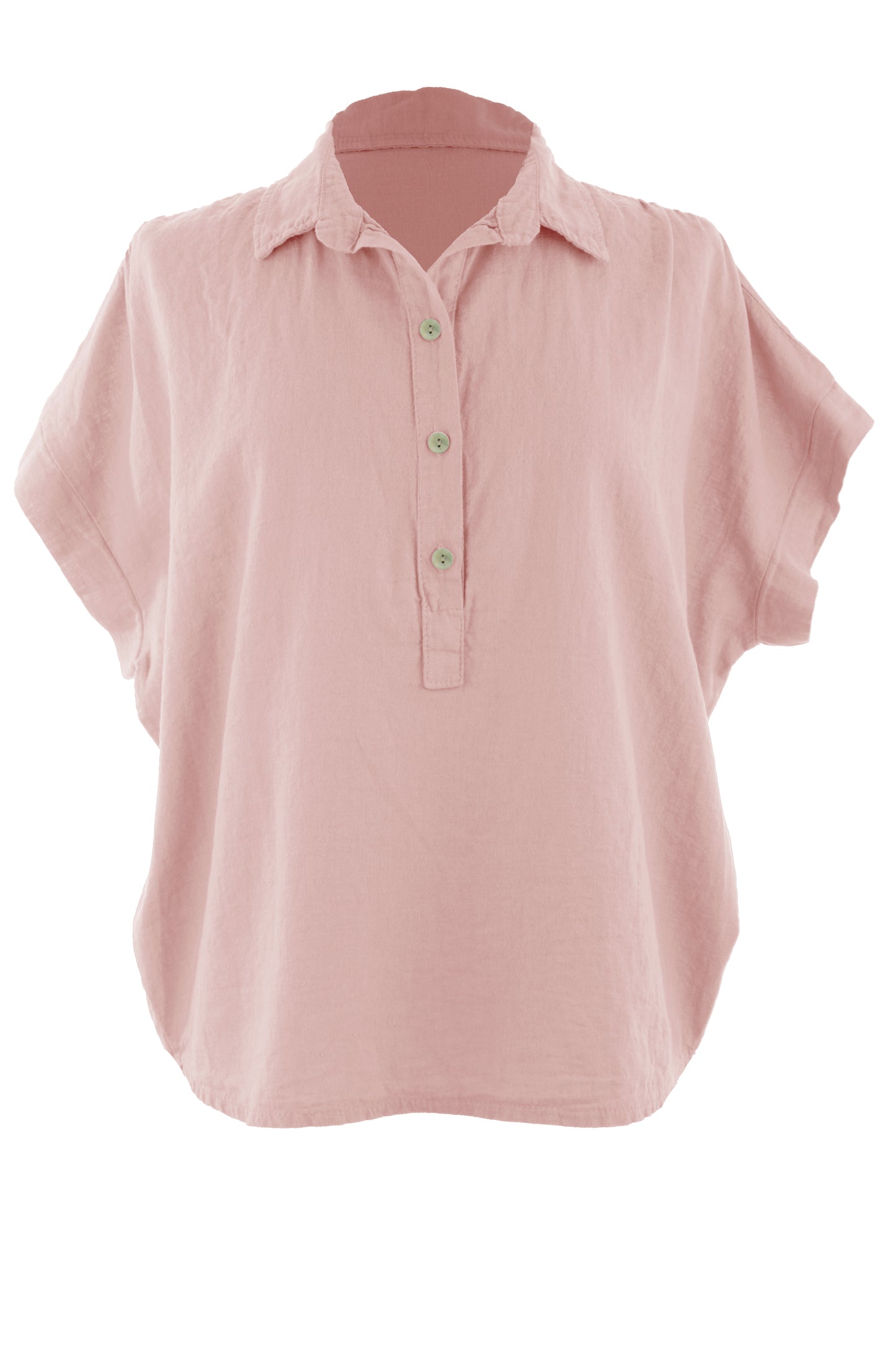 3 Button Linen Shirt
