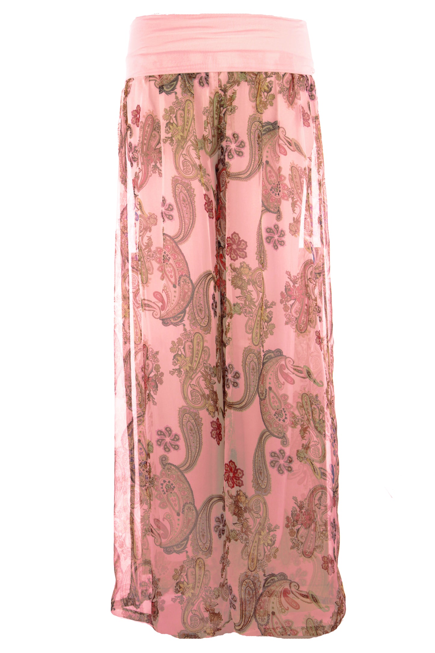 Paisley Print Chiffon Trouser