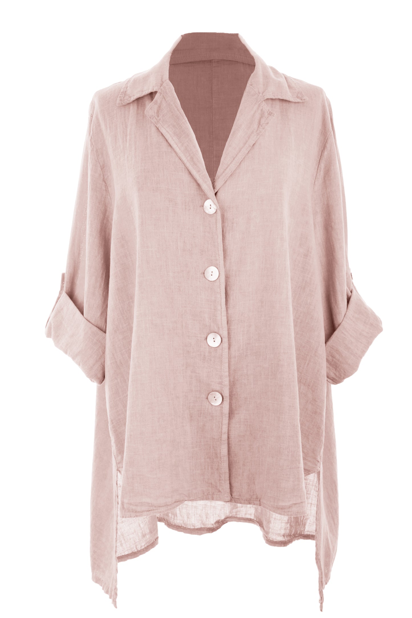 High Low Linen Shirt