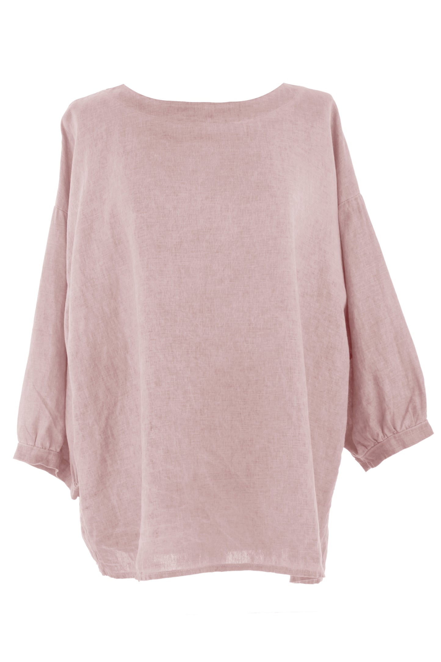 3/4 Cuff Sleeve Linen Top