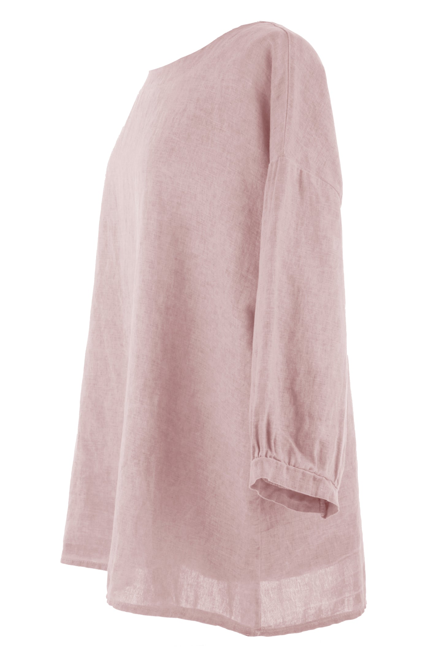 3/4 Cuff Sleeve Linen Top