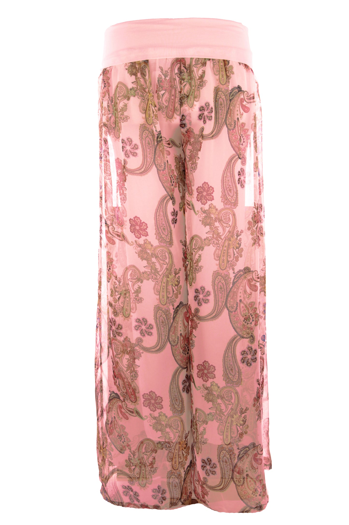 Paisley Print Chiffon Trouser