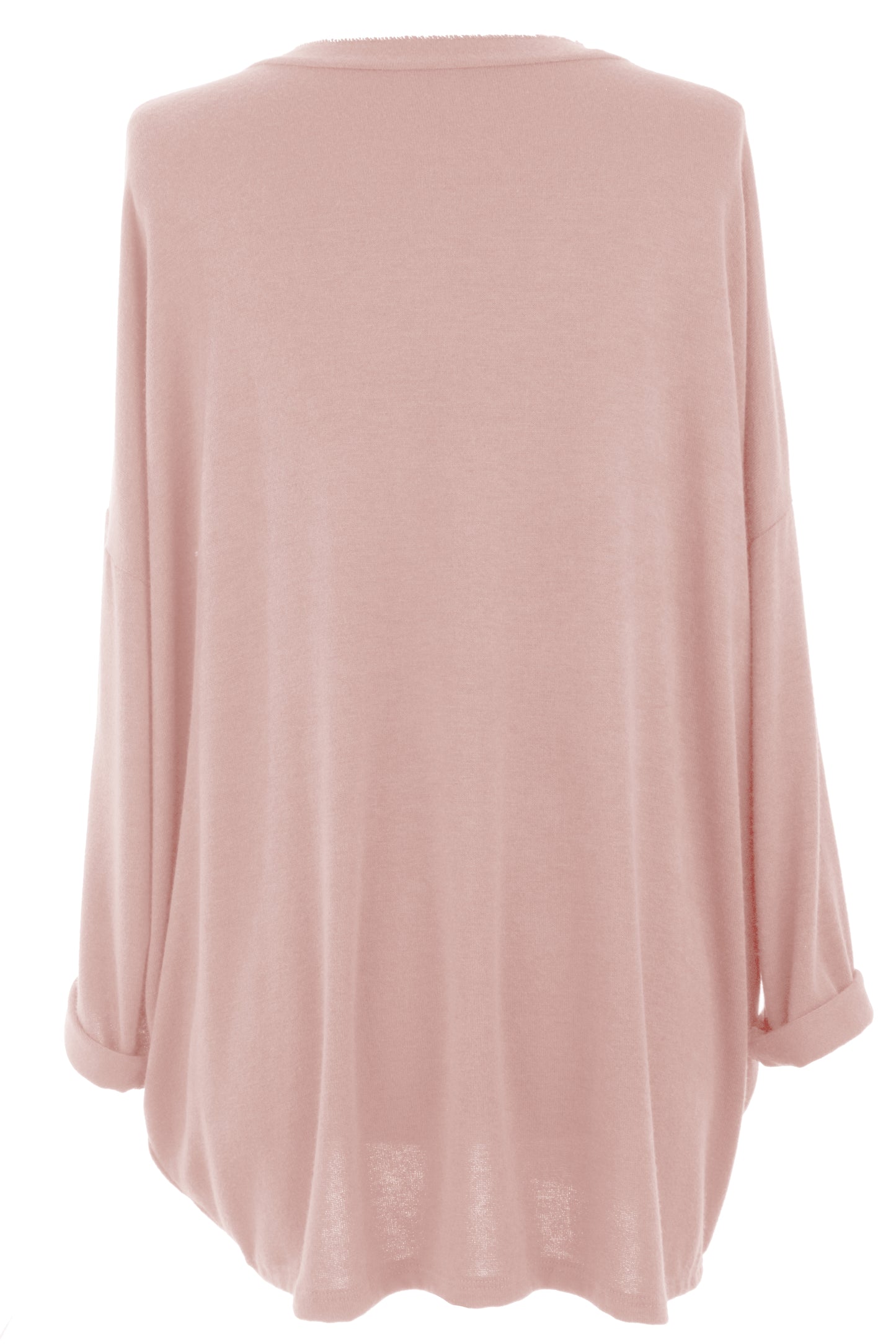Lurex Trim Soft Knit Necklace Jumper