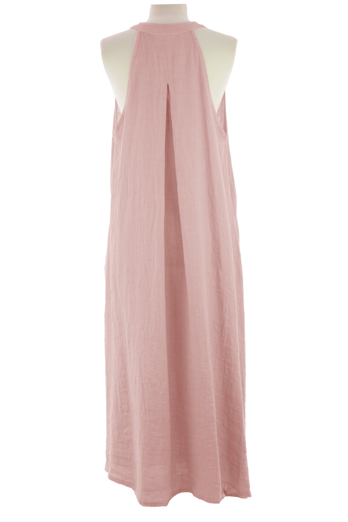 Sleeveless Linen Maxi