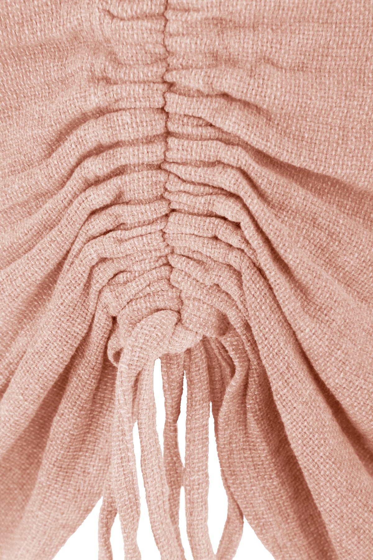 Ruched Front Hopsack Top