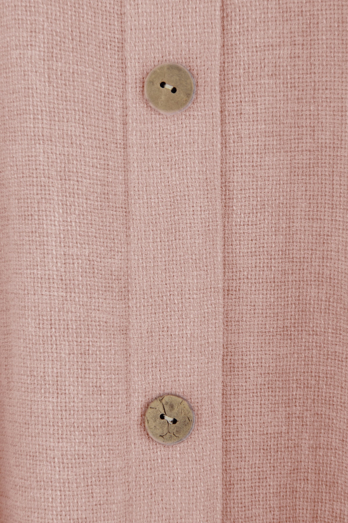 Button Detail Hopsack Vest