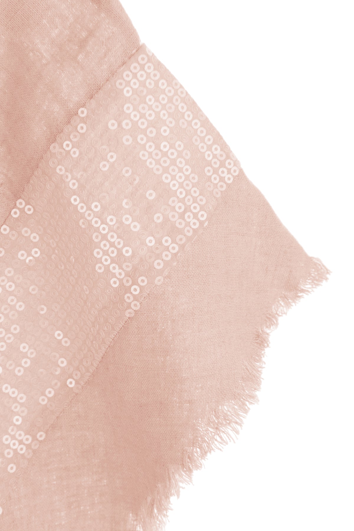 Sequin Trim Linen Top