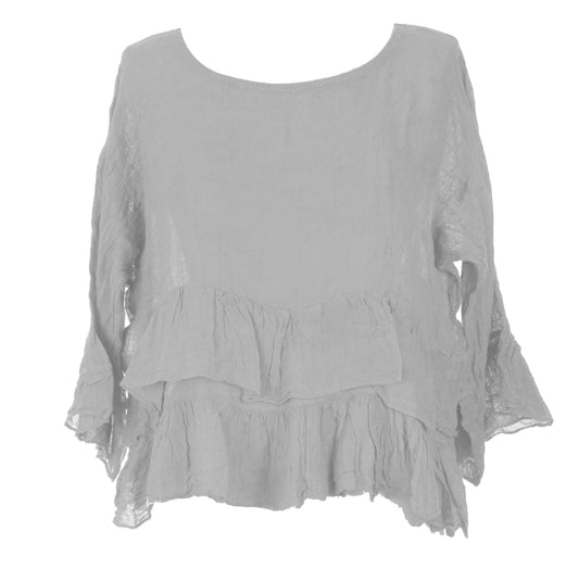 Frill Hem Crop Top