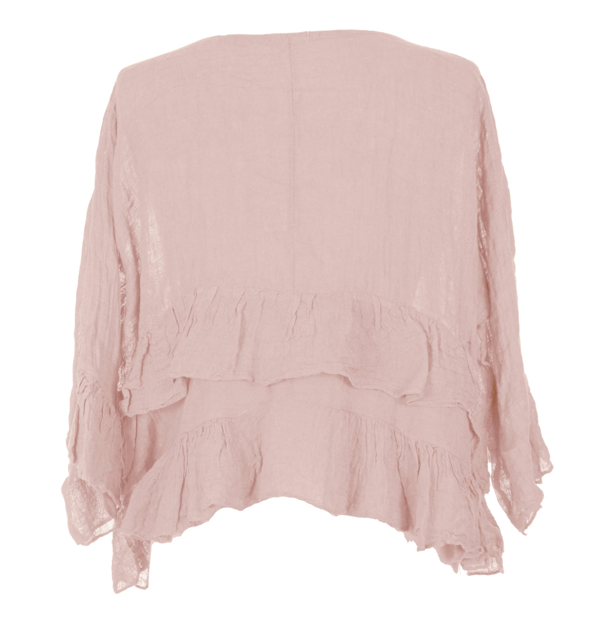 Frill Hem Linen Top