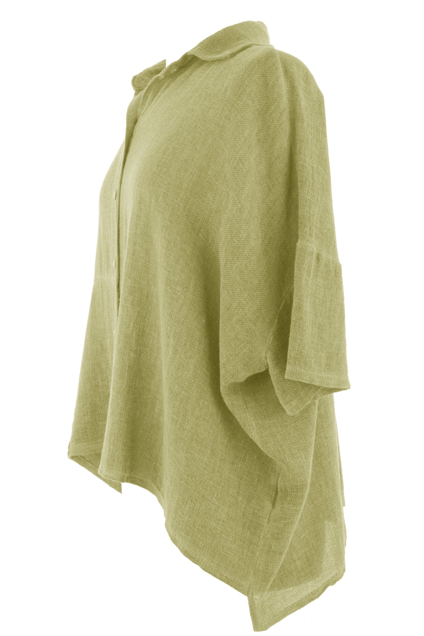 One Pocket Teabag Linen Shirt