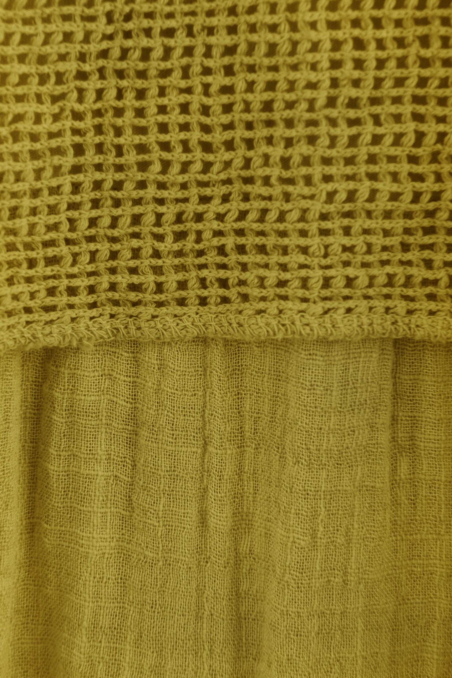 Mesh Shrug Cotton Midi