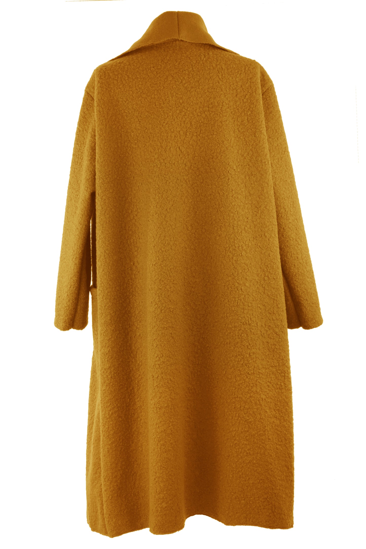 Plain Boucle Coat