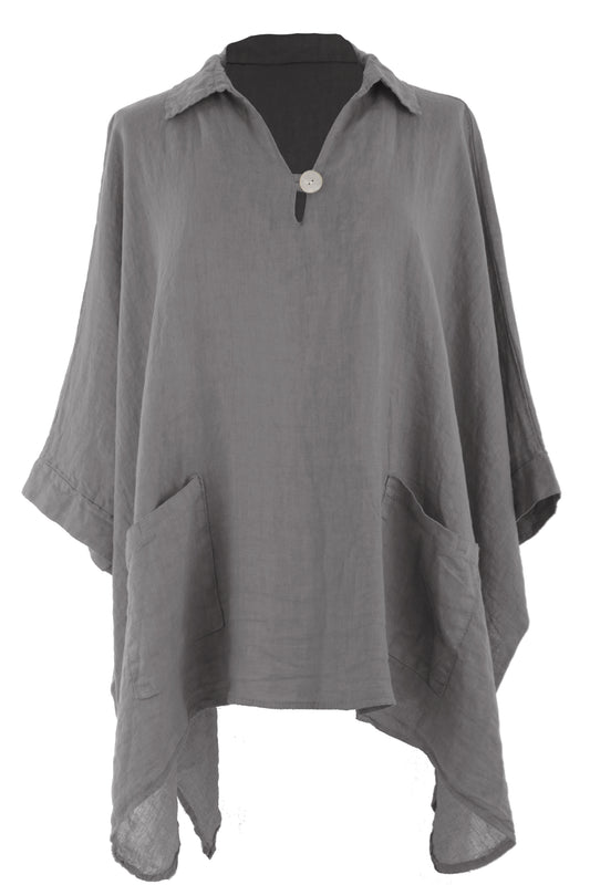 2 Pocket Linen Kaftan