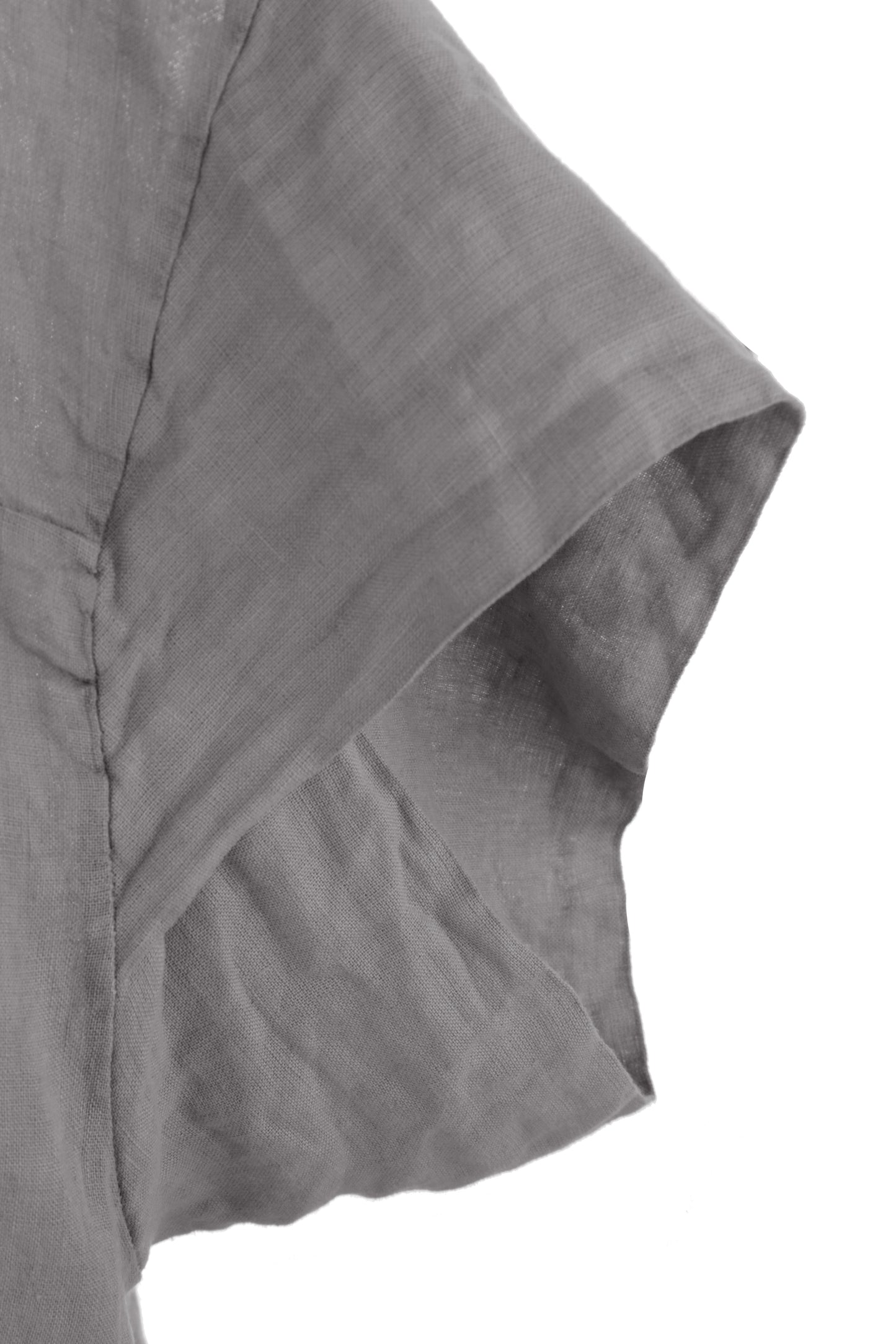 One Button Linen Jacket