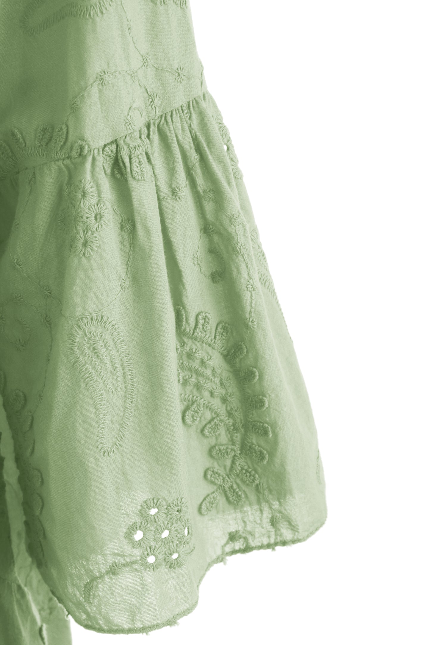 Paisley Broderie Anglaise Maxi Dress