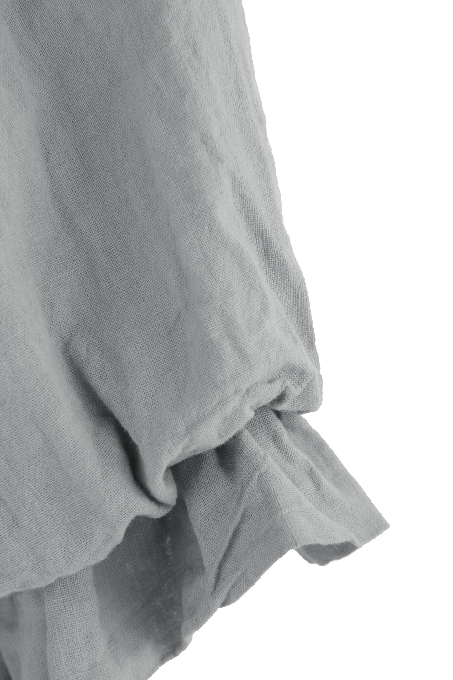 3/4 Balloon Sleeve Linen Shirt