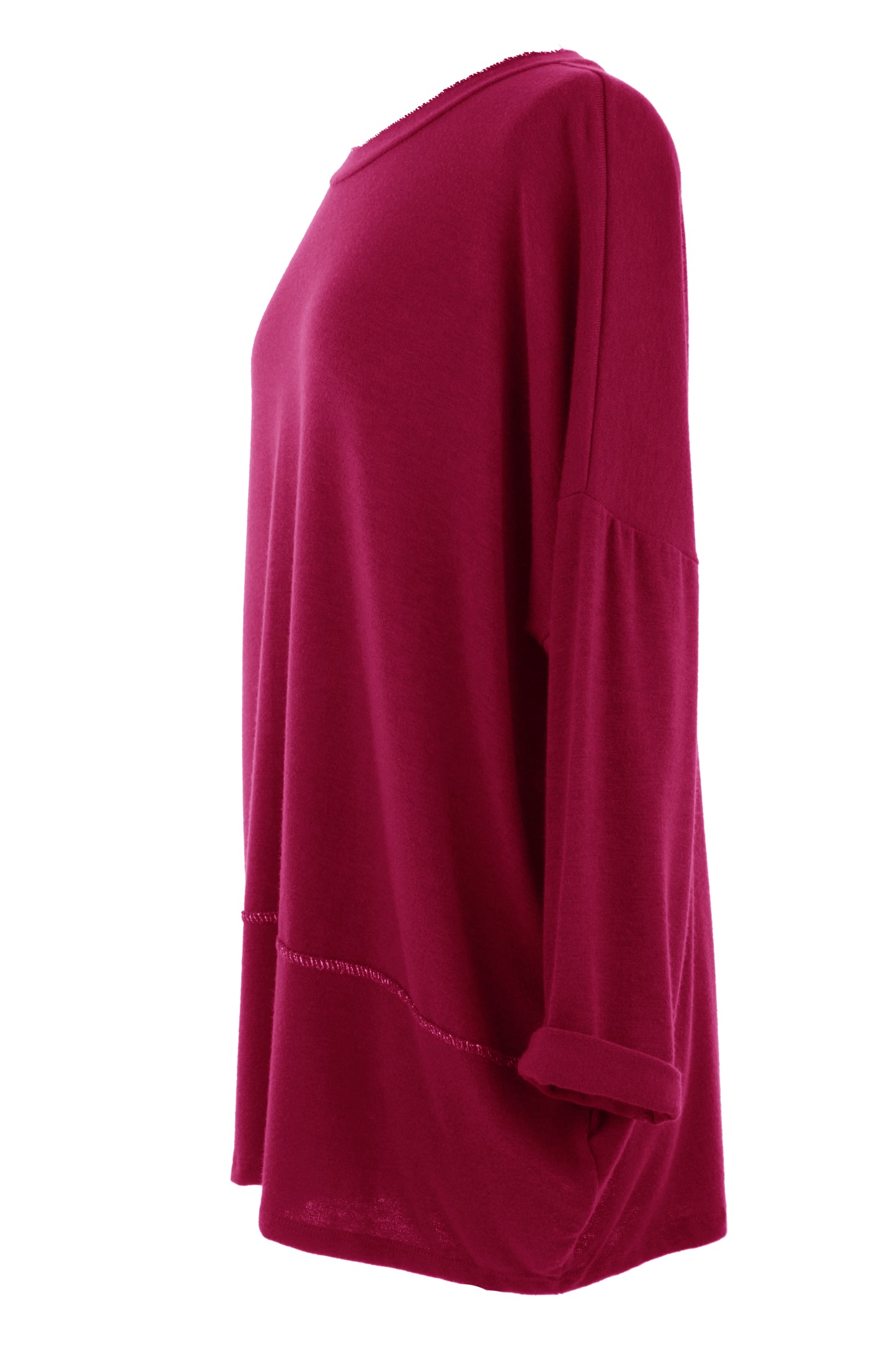 Lurex Trim Soft Knit Necklace Jumper