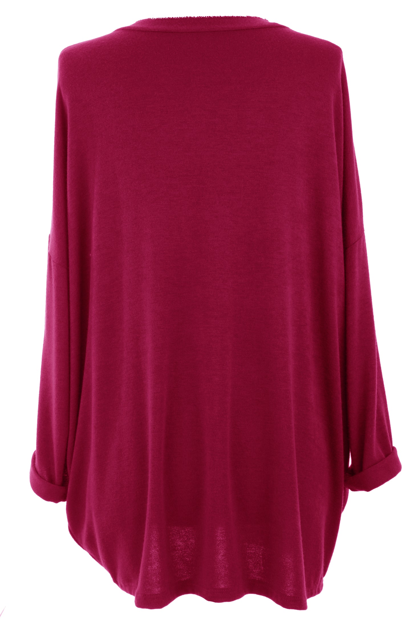 Lurex Trim Soft Knit Necklace Jumper