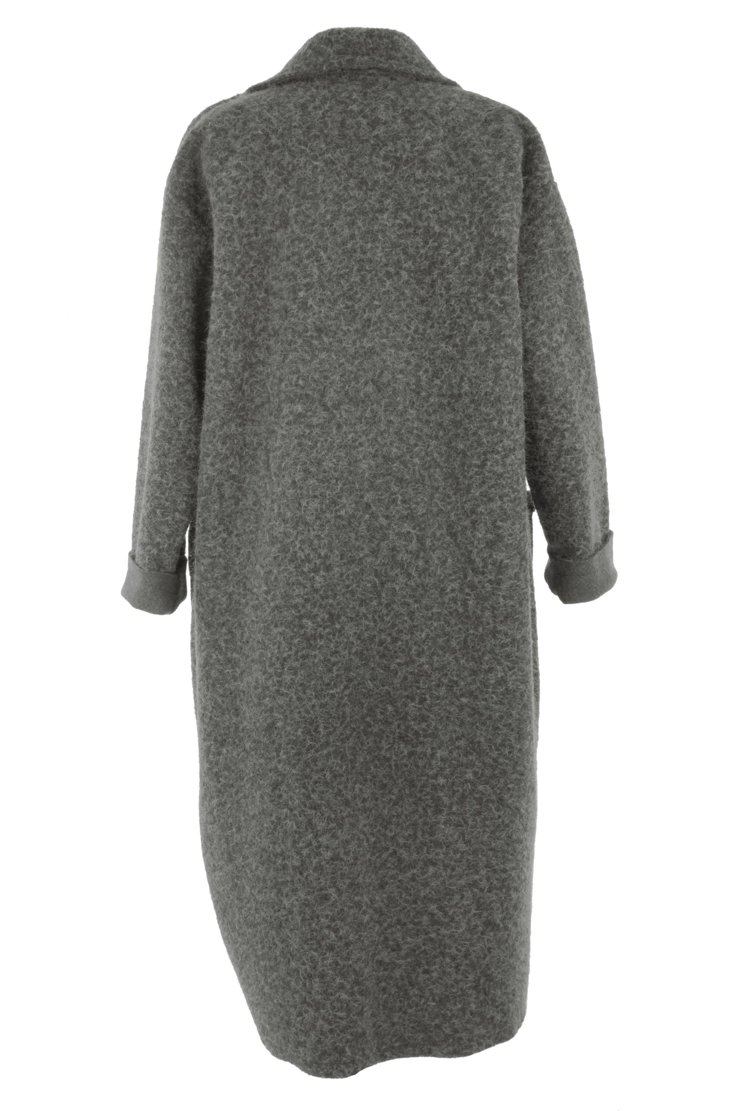 Collar 2 Button Textured Coat
