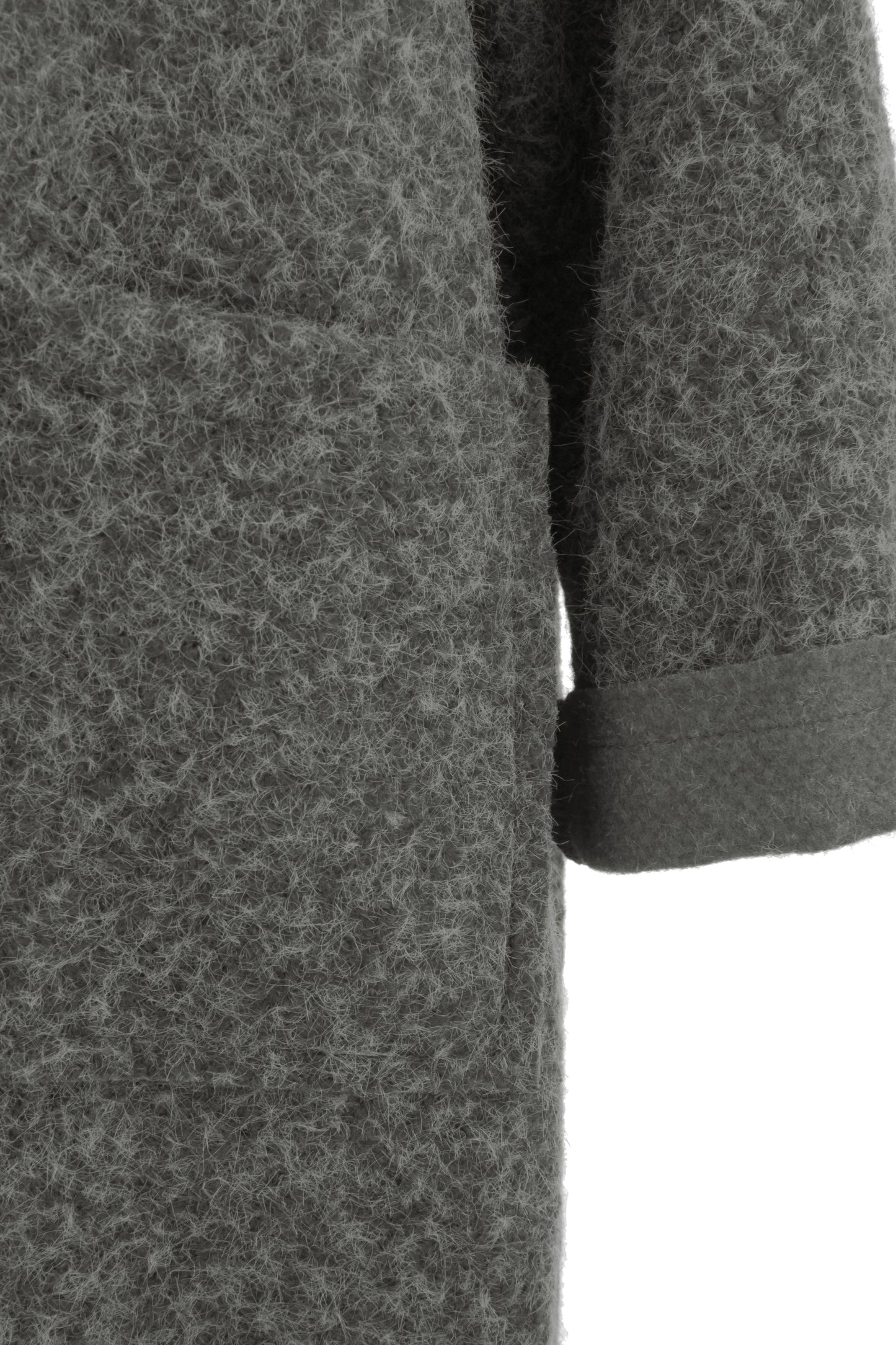 Collar 2 Button Textured Coat