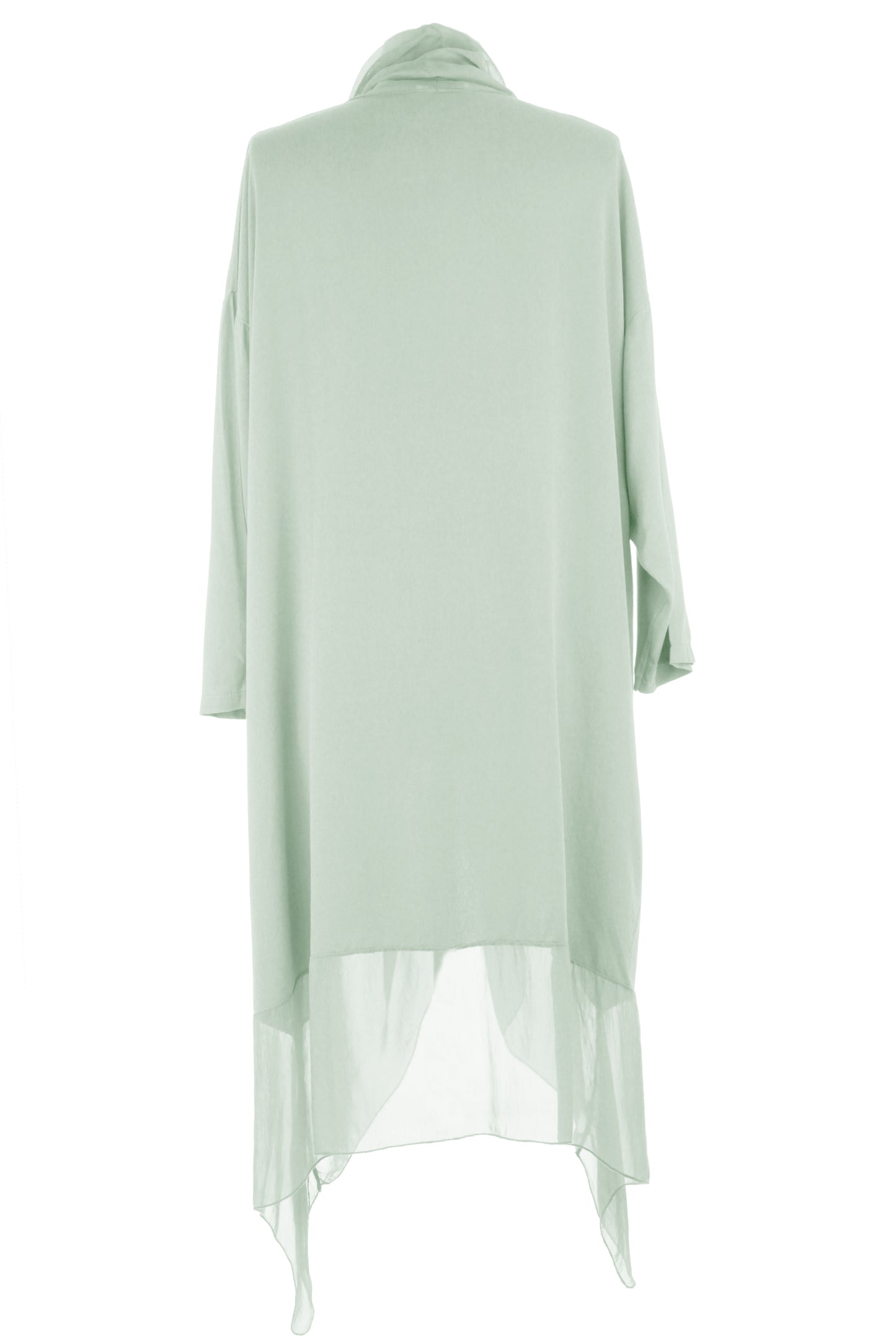 Crossover Silk Panel Tunic