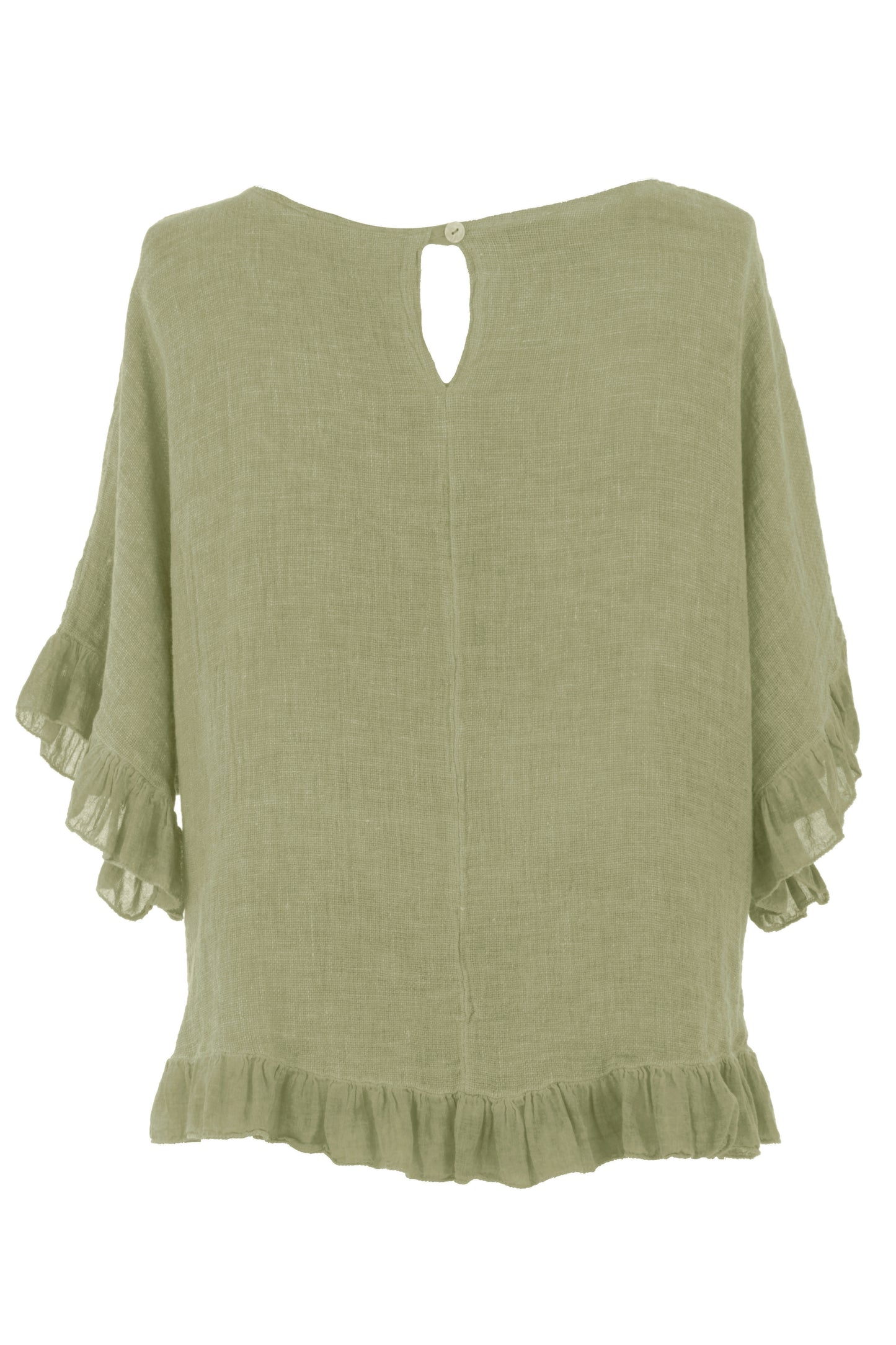 Frill Hem Teabag Top