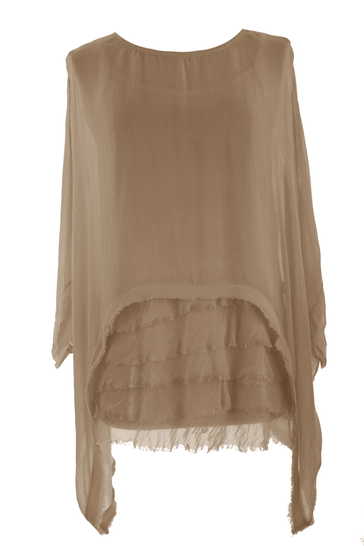 Rara Silk Top with Vest