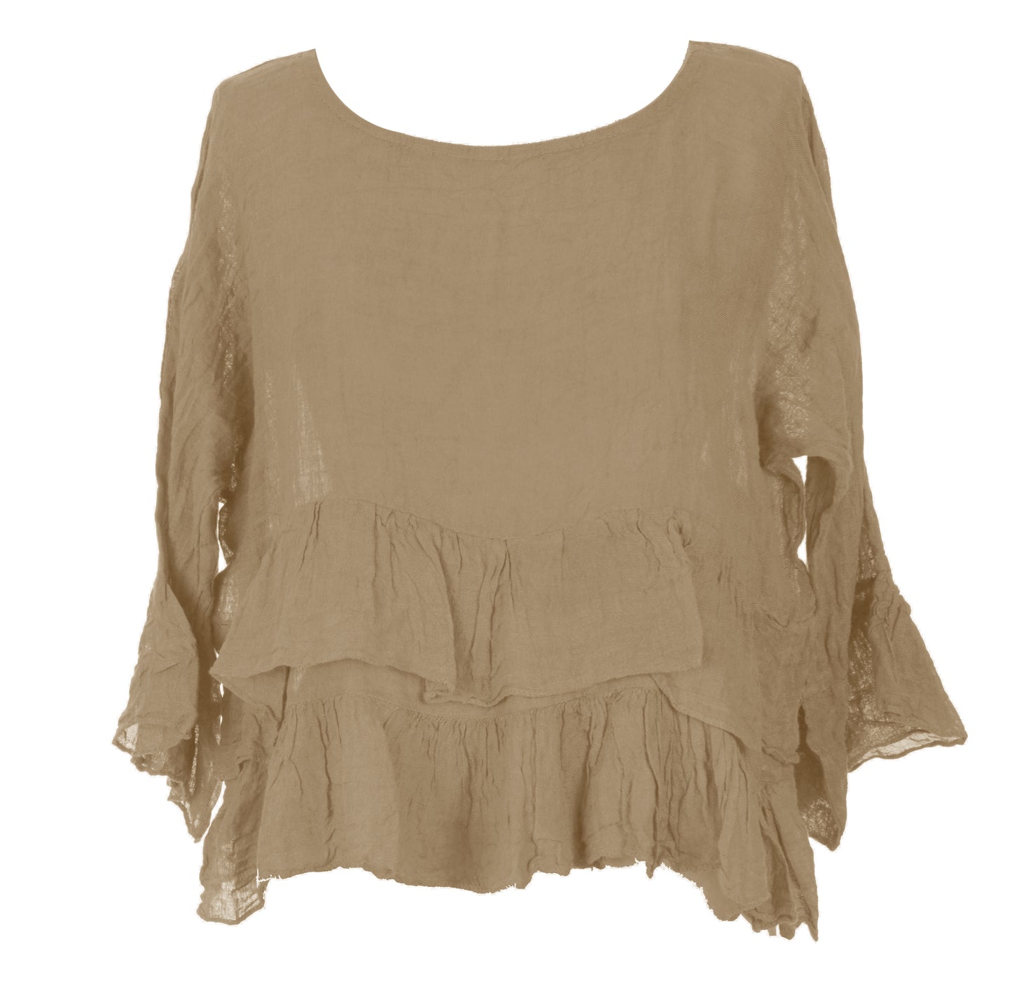 Frill Hem Crop Top