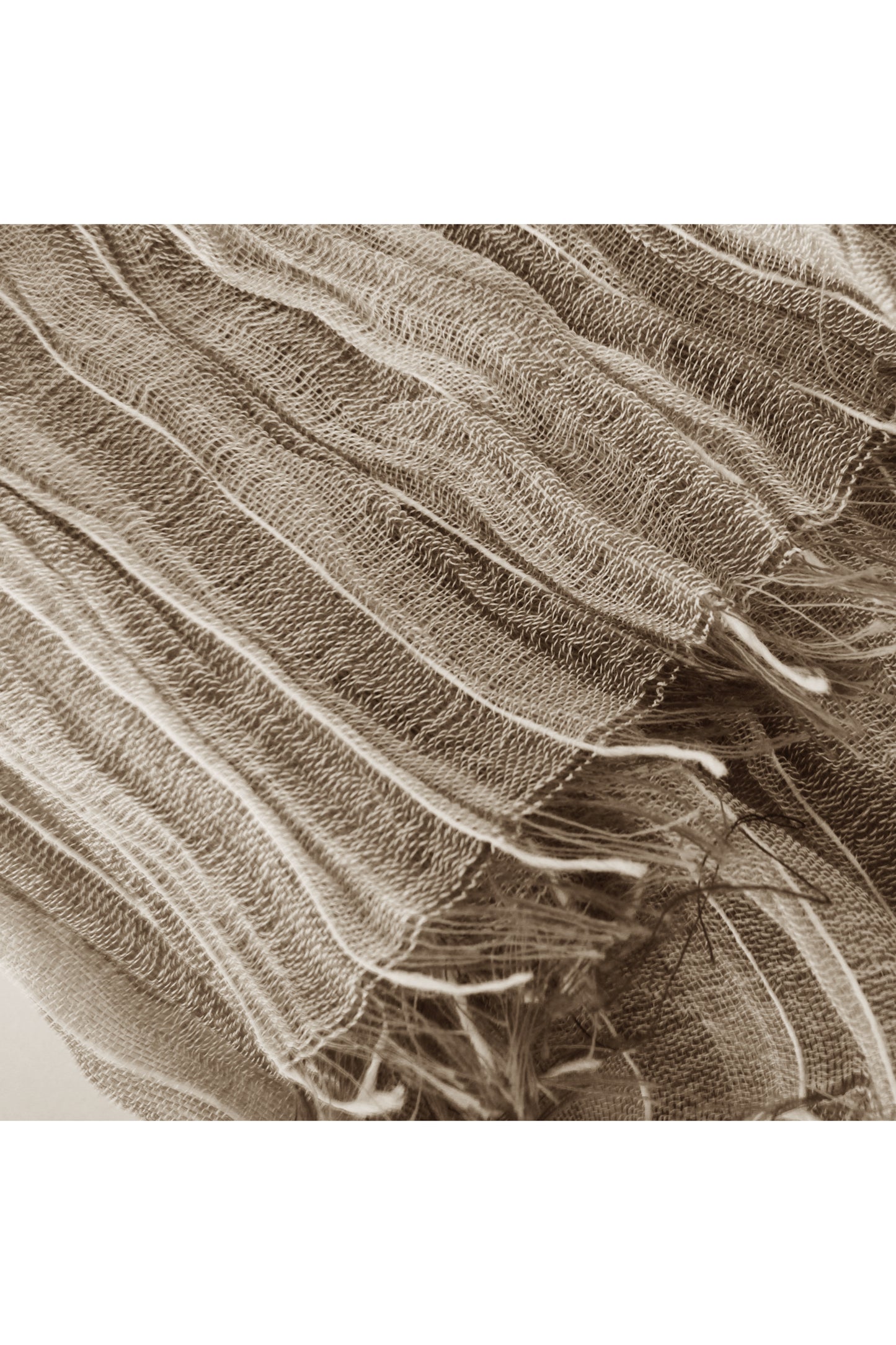Stripe Crinkle Scarf
