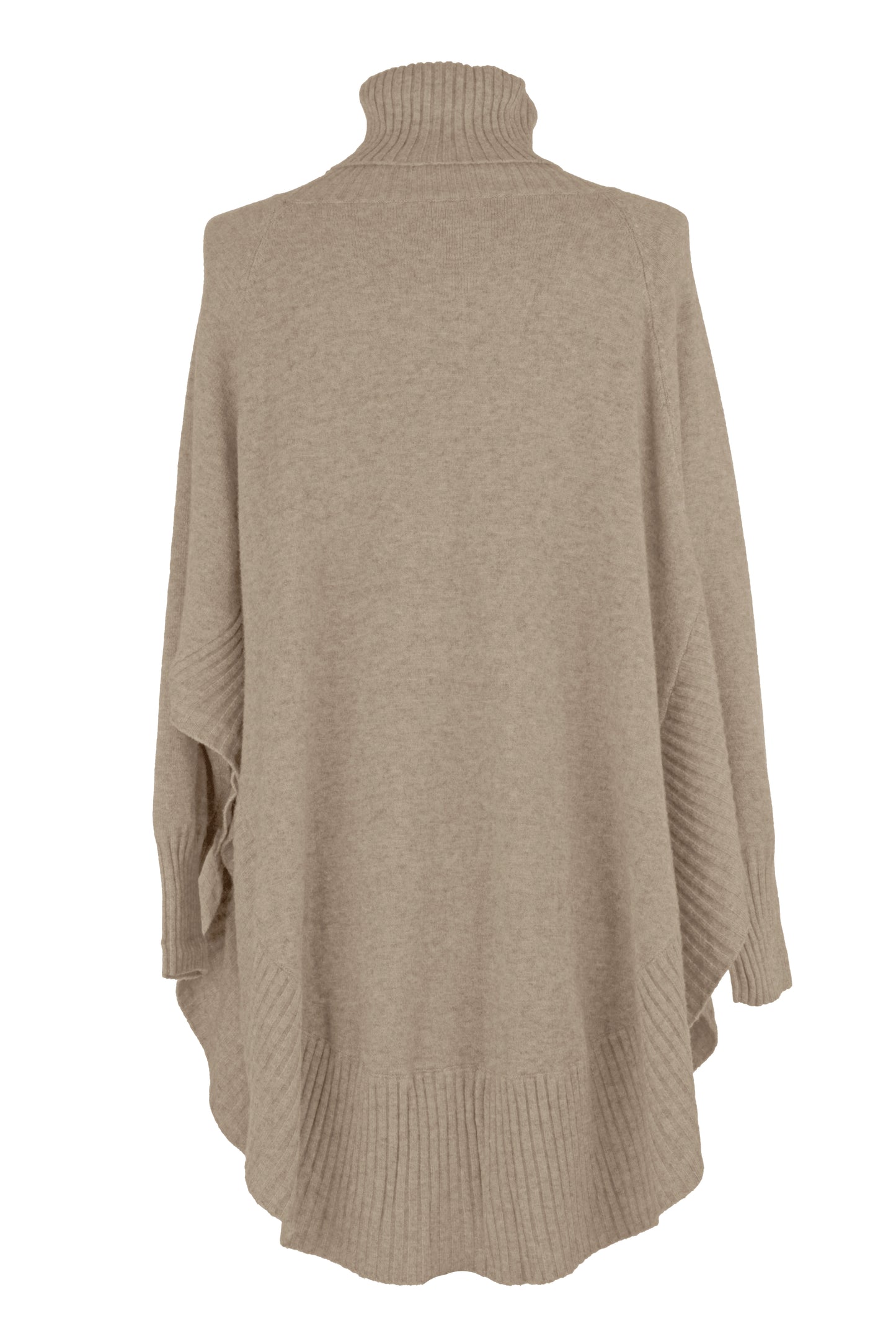 Polo Neck Scoop Jumper