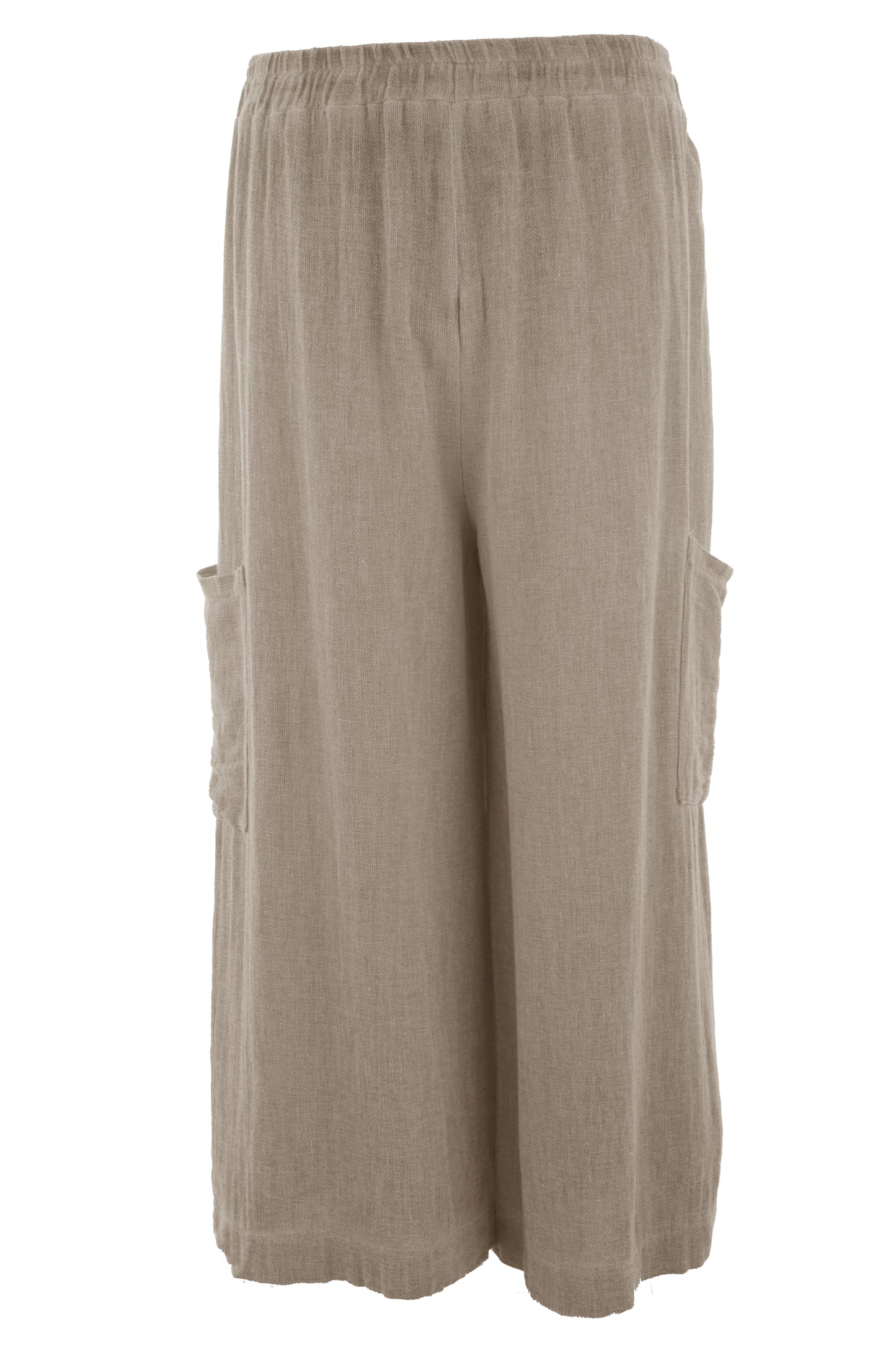 Teabag Linen Cropped Length Trouser