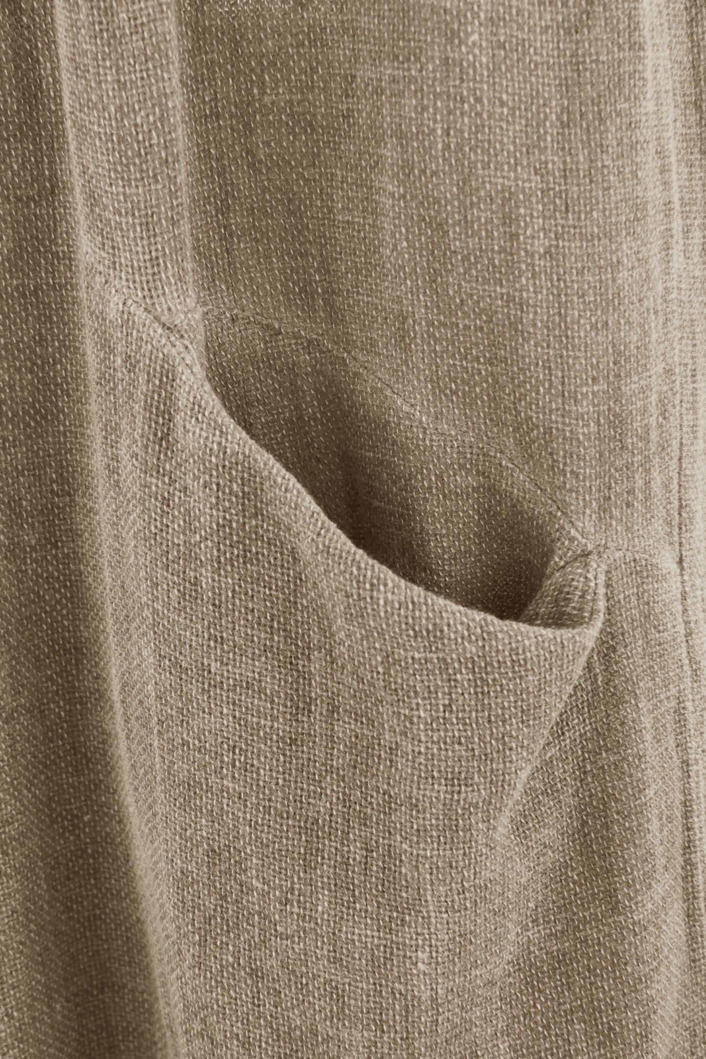 2 Slit Pocket Teabag Linen Trouser
