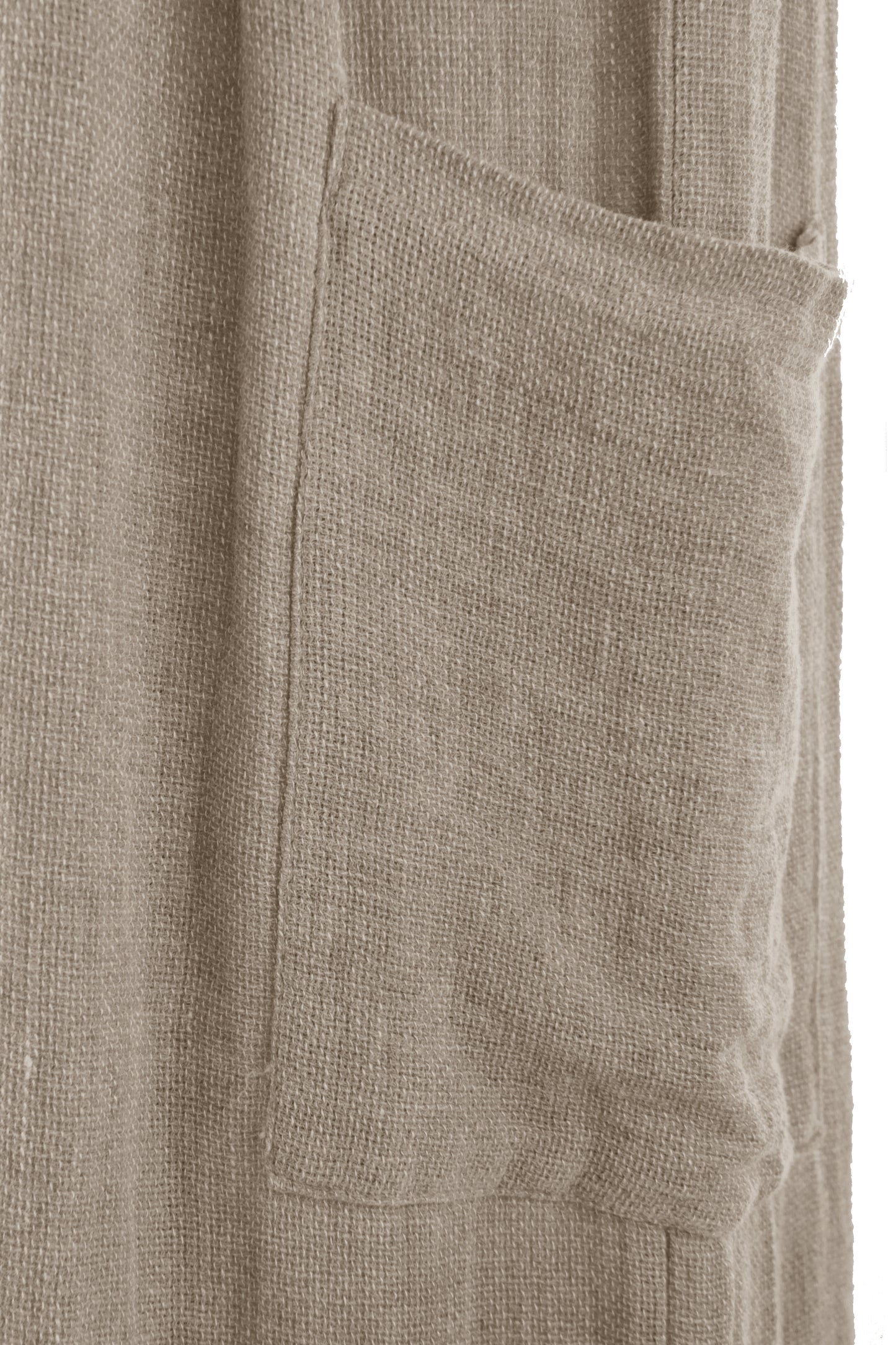 Teabag Linen Cropped Length Trouser